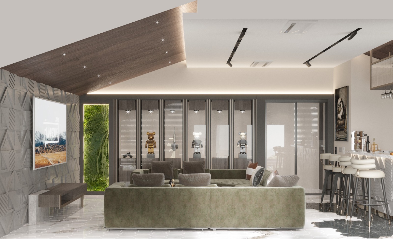 Salon Lounge Project render